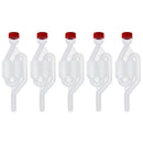 Wine Seal Exhaust Valve Straw Home Brew Wine Fermentation Airlock Sealed Pl Y7S9