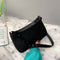 Women Solid Evening Clutch Shoulder Handbags PU Leather Totes Bags (Black)