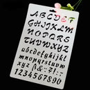 Lettering Stencils, Letter and Number Stencil, Painting Paper Craft Alphabe W8H5