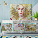 5D DIY Special Shaped Diamond Painting Beauty Cross Stitch Mosaic Kit Decor