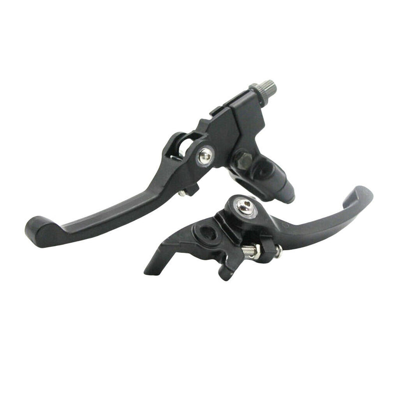 Clutch & Brake Handle Levers for Dirt Bike Motorbike Handle Bar Black