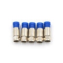 5pcs F Connector RG6 Coax Compression Cable Connector JR
