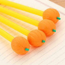 1X Pumpkin Shaped Lovely Neutral Pen Stationery Gel Office Supply Pen Schoo E0W3