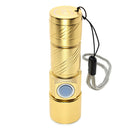 Outdoor Emergency USB Rechargeable 3-Mode Zoom LED Light Mini Flashlight Torch