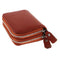 Leather Unisex Credit Card Holder Zipper Wallet Business Cards Case Purse Travel