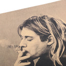 Kurt Cobain Nirvana Frontman Rock Poster Kraft Paper Retro Poster Wall SticS Gw