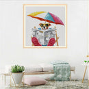 5D DIY Full Drill Diamond Painting Vacation Dog Cross Stitch Embroidery Kit