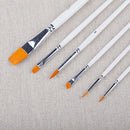 6pcs/lot Artist Acrylic Painting Brushes Set Oil Watercolor Paint Brush Good Del