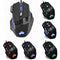 Gaming Mouse 7-Color Backlight DPI Adjustable Wired Optical PC Gamer Mice