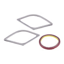 2 Stainless Steel Door Speaker Audio Trim Cover fit for Hyundai Tucson 2016-2017
