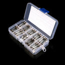 72Pcs/Box 6x30mm 0.5A-30A Glass Tube Fuses Assorted Kit with Fuse Holder OZ