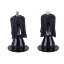 One Pair Bike Bicycle Aluminum Handlebar Grips Handle Bar Cap black