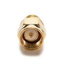 New Adapter RP-SMA female to SMA male plug both male center Straight ES
