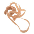 Beige Elastic Rubber String Nose Clip Protector for Swimming G8S6