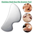 304 Stainless Steel Gua Sha Board Plate Relaxing Muscle Meridian Massager B K8P3