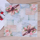 Print Flowers and Music Table Paper Napkins for Party Birthday Wedding Festiv JR