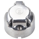 7 pin Trailer Car Caravan Wiring Lights Round Metal Socket Plug 12v volt n Type