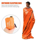 Sleeping Bag Storage Pack Package with Whistle for Outdoor Camping Orange