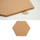 Hexagon Cork Collage Board, Pin Board Decoration, Mini Wall Cloth Bulletin  D6B7