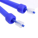 Skipping Rope PVC Adjustable Jump Rope Training Exercise Equipment (Blue) A