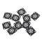 10Pcs Carburetor Parts Chainsaw Carburetor Membrane Gasket Set For Zama Cha