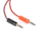 Test Wire Probe Lead 4mm Silicone Banana Plug to Crocodile Alligator Clips 1M AU