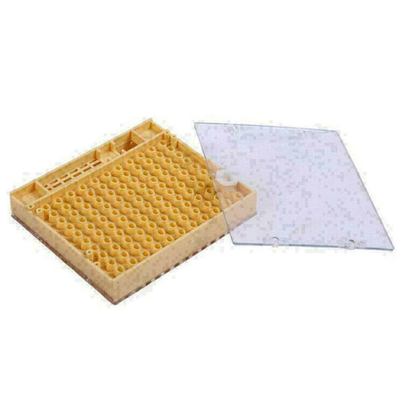131pcs Bee Queen Rearing Cupkit Box System Beekeeping Cell Cage Tool Cup Ki H4N9