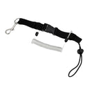 Nylon Coil Scuba Diving Quick Release Buckle Gear Holder with Clip Lanyard