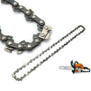 16-Inch Full Chisel 56 Drive Links Chainsaw Chain 3/8" Gauge .050" Pitch D4Y4