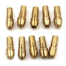10Pcs brass drill chuck collet bits 0.5-3.2mm 4.8mm shank for rotary tool3CXP