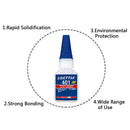 1PC 20g Loctite 401 Instant Adhesive Bottle Stronger Super Glue Multi-Purpos&