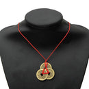 2 set New Chinese Lucky Coins Feng Shui 3 Coins Wealth Money Metal Bronze MO