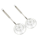 2pcs Stainless Steel Skimmer Ladle Spider Strainer Fry Noodles 16cm/18cm