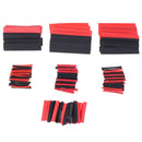 127Pcs Weatherproof heat shrink sleeving tubing tube assortment kit black gl FT