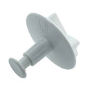 3pcs White Fondant Gum Paste Plunger Cutter - Maple Leaf F3T1