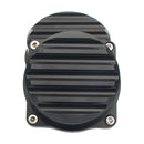 2x Motorcycle Injection Carburetor Cover Lid CNC Carb Tops for Triumph Black