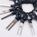 57pcs Set Pin Ejector Wire Kit Extractor Auto Terminal Removal Connector Kit