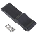 2packs Boat Sailing Flexible Draw Latch, Over-Center, Black Rubber, 4"
