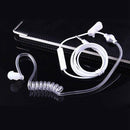 3.5mm Stereo Air Tube Wired Earphone Anti-radiation Binaural Headsets Noise