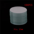 100Pcs Circular Round Microscope Slide Coverslip Cover Glass Diameter 25mm â„–[