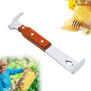 Wooden Handle Bee Hive Hook Scraper Stainless Steel Beekeeping Tools super T0W8
