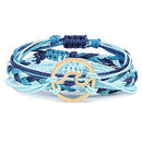3 Pcs Summer Surfer Wave Bracelet Adjustable Friendship Bracelet Handcrafte B5E3