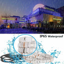5M 16.4ft Waterproof RGB Solar Powered LED Rope Tube Light Outdoor Garden Lamps