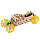 Fun Creative DIY Wood Car Materials Kit Early Education Assembly Toys