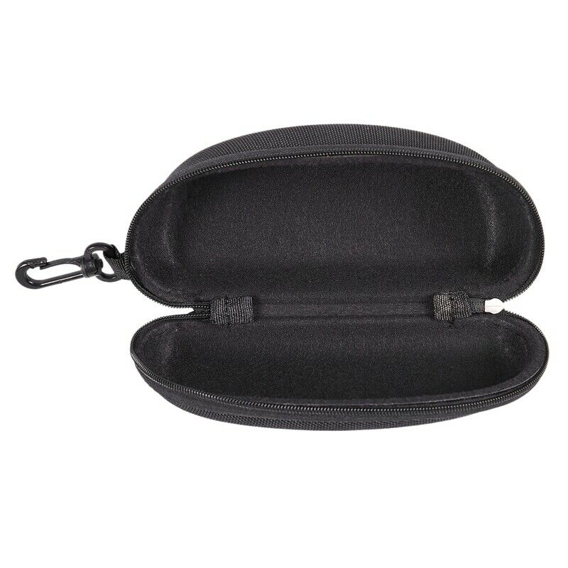 Black Pattern with a Hook EVA Glasses Case T6D9
