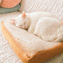 Cute Toast Bread Dog Cat Mat Pet Padded Bolster Puppy Bed Cushions Warm New V9E3