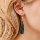 6 Pairs Ethnic Tassel Long Earrings Leaf Pineapple Ear Stud Women Jewelry A