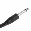 6.35mm Plug to Male PC Flash Sync Cable Screw Lock for Studio Trigger Light Pipe