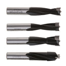 Pack of 4 Carbide 11mm 12mm 13mm 14mm Brad Point Boring Bits Wood Milling Cutter