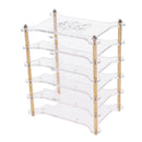 Clear Acrylic Cluster Case 5 Layer Shelf Stack For Raspberry Pi 3/2 B and B+